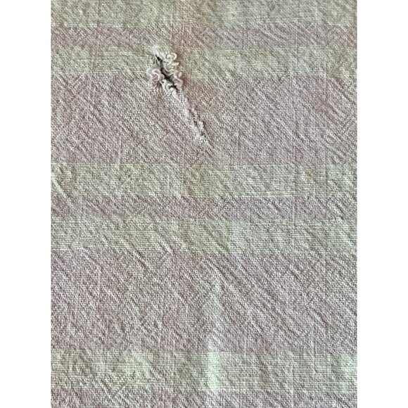 Laura Ashley Embroidered Floral Cotton Tea Towels Set Green Ribbon Trim VTG - Picture 4 of 13